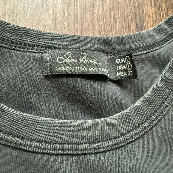 Zara Basic Graphic Tank Top Rose & The Blues Band Black Women’s L - Picture 6 of 7